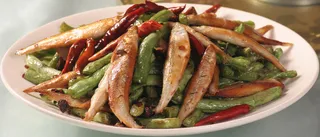 熏鱼四季豆 15元