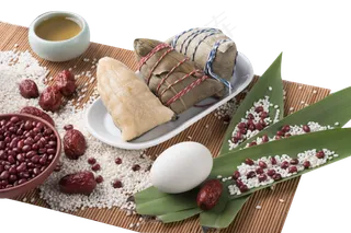 端午节素材粽子高清png大枣糯米包粽子