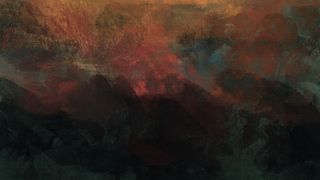 国潮中国风复古敦煌岩彩山水祥云插画烫金肌理背景PSD设计素材