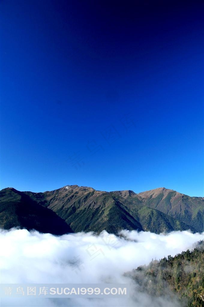 四川阿坝夹金山迷人风景素材