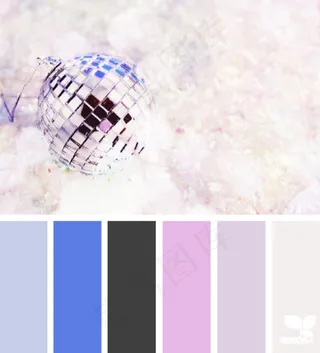 冬天系配色色卡色彩搭配