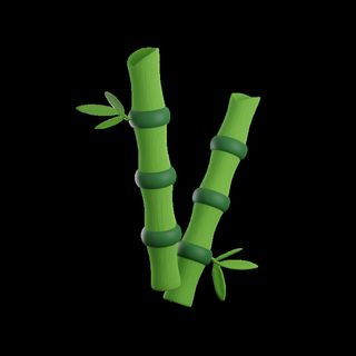 竹子植物图标3Dpng素材