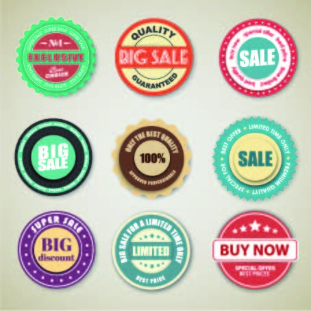 免抠标签矢量素材