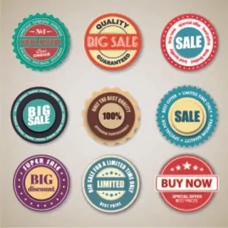 免抠标签矢量素材