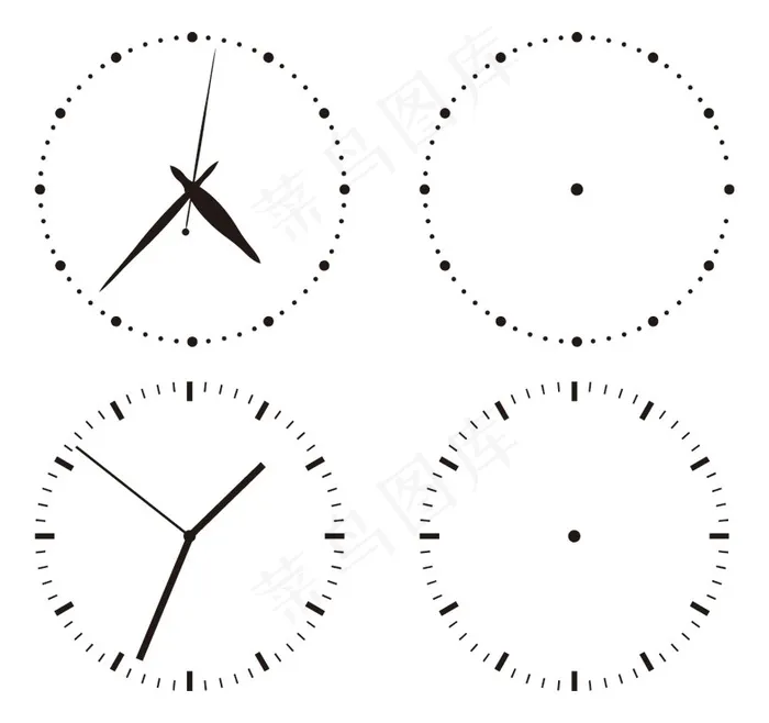 矢量超简约表盘