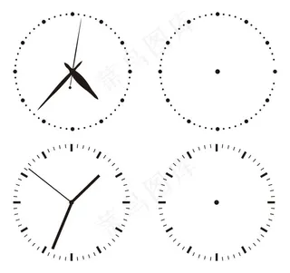 矢量超简约表盘