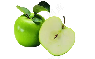 新鲜水果 苹果 清新 绿苹果 水果 免抠