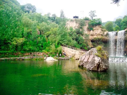 山西壶关太行山大峡谷 双龙大瀑布3