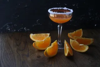 橘橙鸡尾酒图片