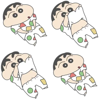 蜡笔小新可爱动画人物免扣素材