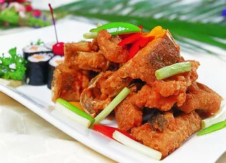 川菜湘菜高清菜谱 香煎顺德鱼嘴