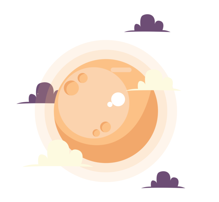 月亮月球满月星球中秋素材圆形