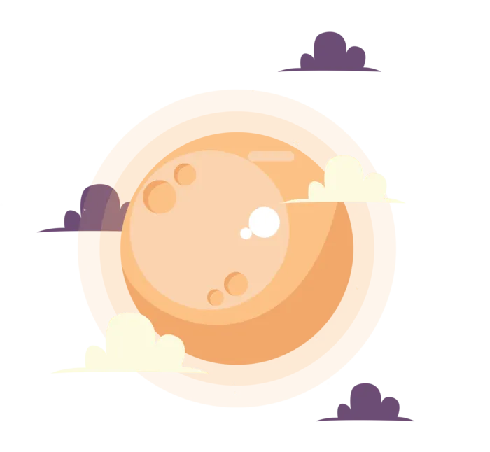 月亮月球满月星球中秋素材圆形