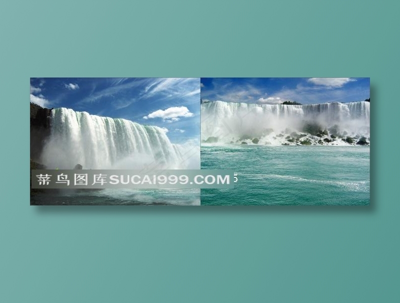 尼亚加拉瀑布风景高清摄影图片