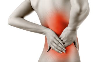 腰疼的女性图片