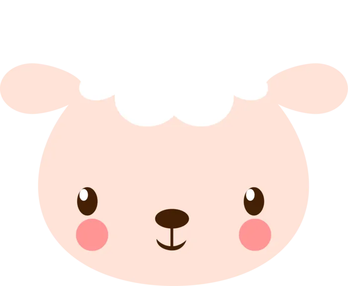 卡通动画动画小动物小羊免扣PNG手绘插画图片素材 (66)
