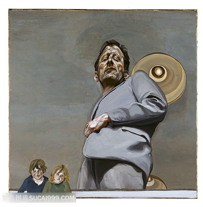 弗洛伊德手绘男士艺术装饰画