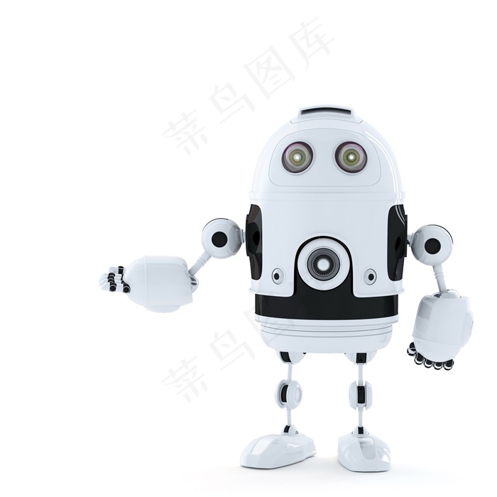 可爱3D机器小人图片