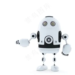 可爱3D机器小人图片