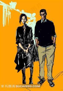 春娇与志明电影海报插画