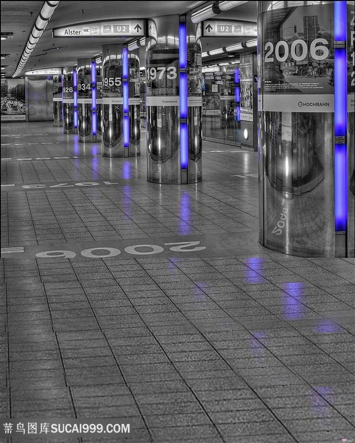 商场走道美景高清背景图片