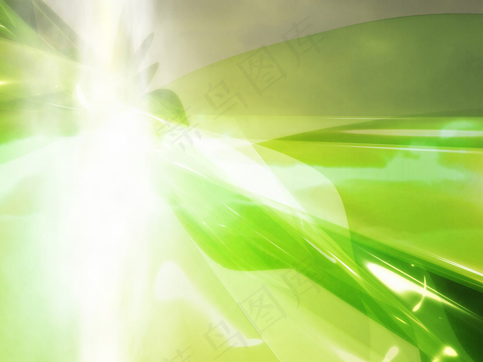 绿色光线背景