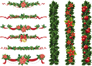 松枝边条圣诞节