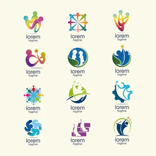 标识标志公司字母企业商标品牌LOGO设计素材矢量模板