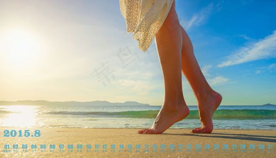 2015年8月日历图片