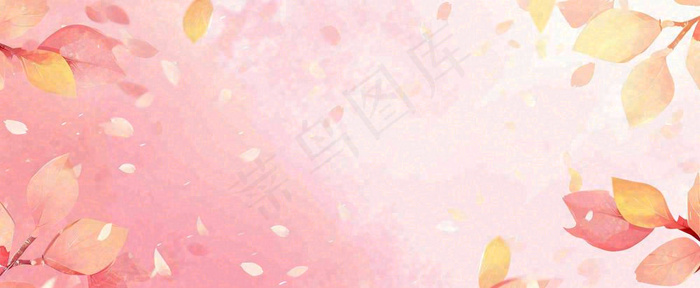 春天粉色樱花浪漫树枝花瓣花朵，阳光清新立春(1712x704)