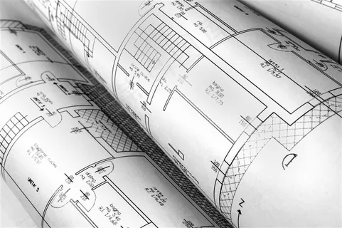CAD建筑图纸施工高清图片