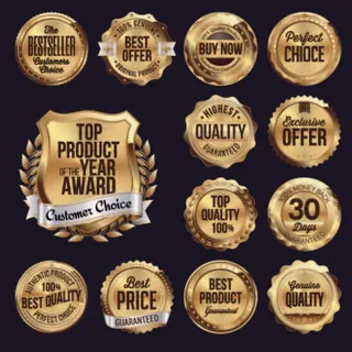 免抠促销标签徽标