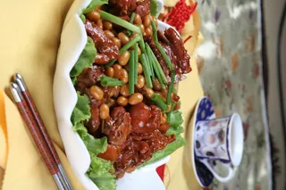 黄豆焖兔肉