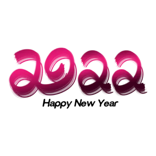 2022新年艺术创意字体虎年3D立体标题数字文字png免抠字素材