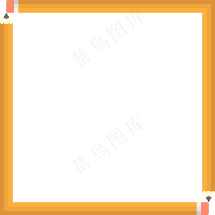 铅笔边框背景图片