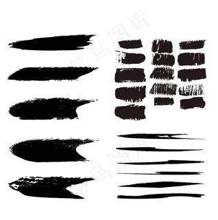 笔触 笔画 毛笔