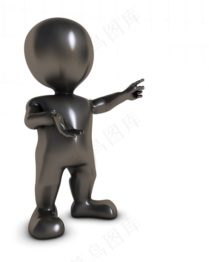 精美3D小人设计