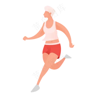 跑步人物免抠图