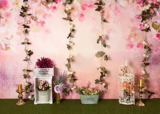 儿童照相拼接背景