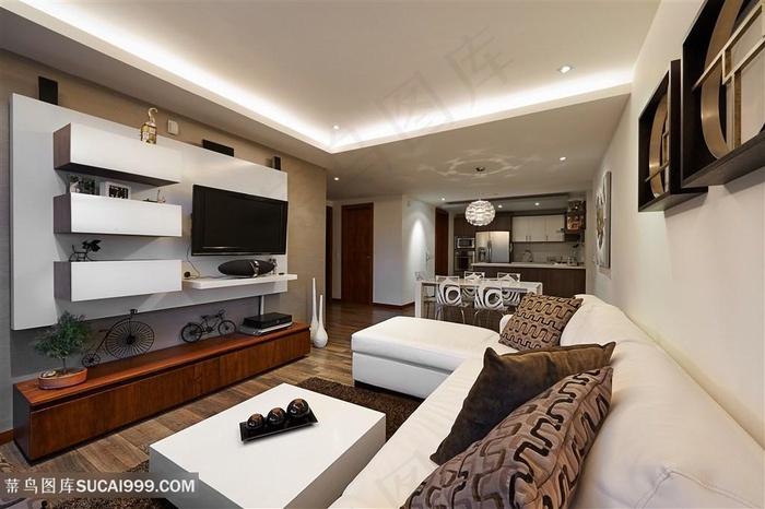 客厅装修效果高清图片