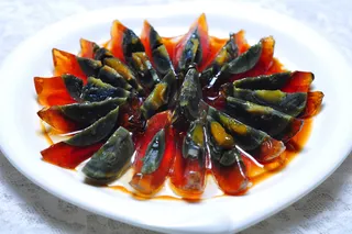 美食凉拌皮蛋