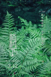 植树节3.12海报