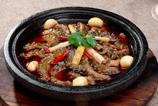 煲类火锅川菜特色菜芋儿粑泥鳅