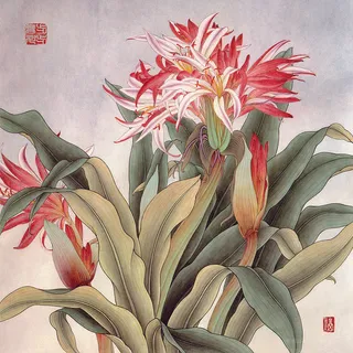 高清手绘花卉花束装饰画
