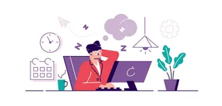 扁平化人物场景办公互联网等距ai矢量设计网页海报UI素材插画