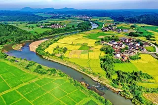 田野 田野风光 远山 山川 乡村 乡村风光 农村