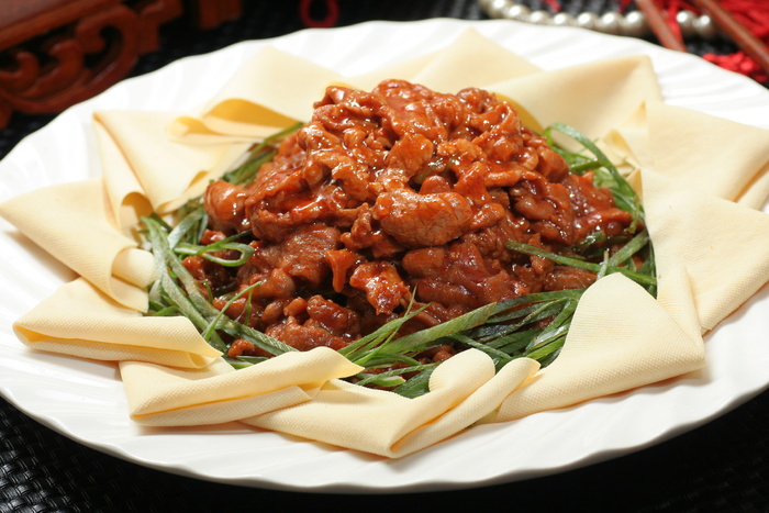 小饼卷羊肉36元