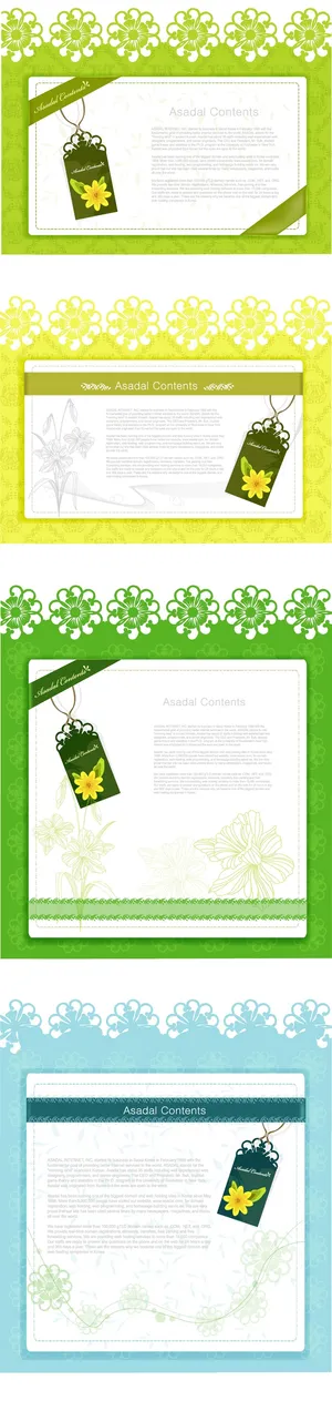 简约风名片海报边框图框素材AI矢量图 (258)