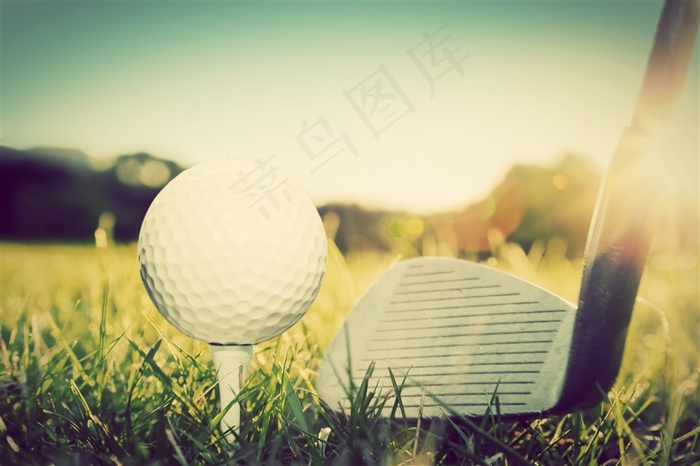 高尔夫健身运动高清素材图片