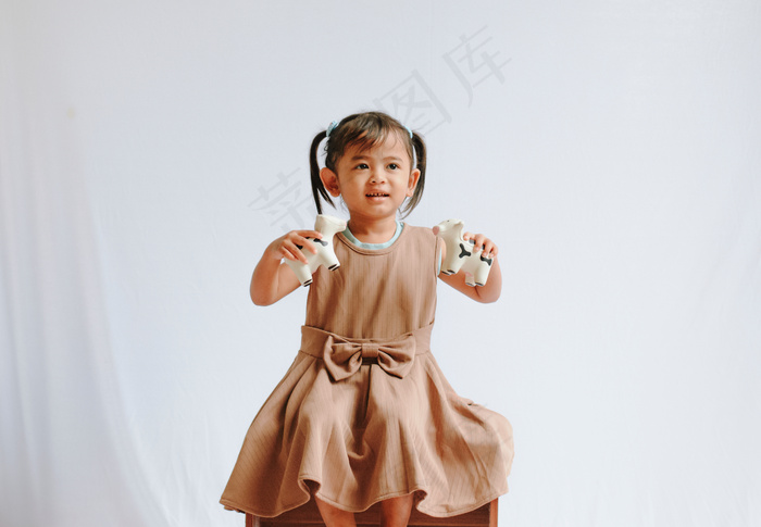 清新唯美可爱的女孩摄影图片